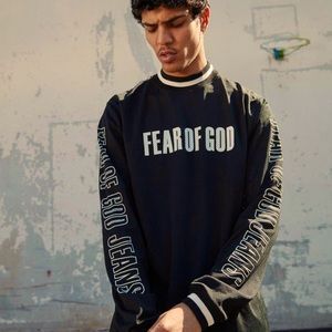 FEAR OF GOD MOTO CROSS LONG SLEEVE TEE